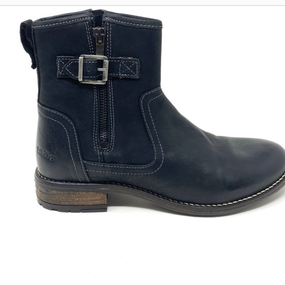 Taos Leather Convoy Black Boot